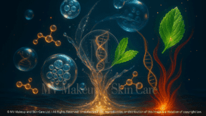 needle-free skincare peptides hyaluronic acid red algae DNA visual